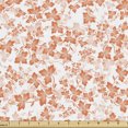 thumbnail image 1 of Ambesonne Autumn Fabric by the Yard Upholstery, Fall Foliage Elements Art, 10 Yards, White Peach, 1 of 5