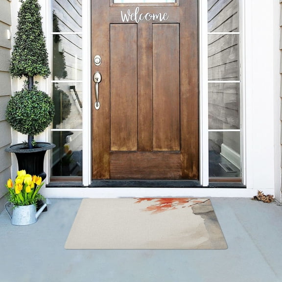 Autumn Versatile Absorbent Door Mat, Non-Slip, Easy to Clean 32''x20''