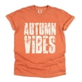thumbnail image 1 of Autumn Vibes Block Distressed - Women's Garment Dyed Graphic T-Shirt, 1 of 15