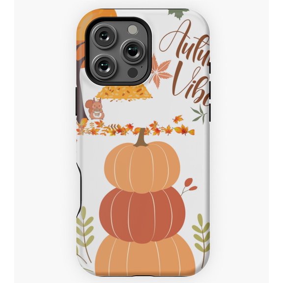 Autumn Vibes pumpkin GA7408 Phone Case for iPhone 11 to 17 Pro Max