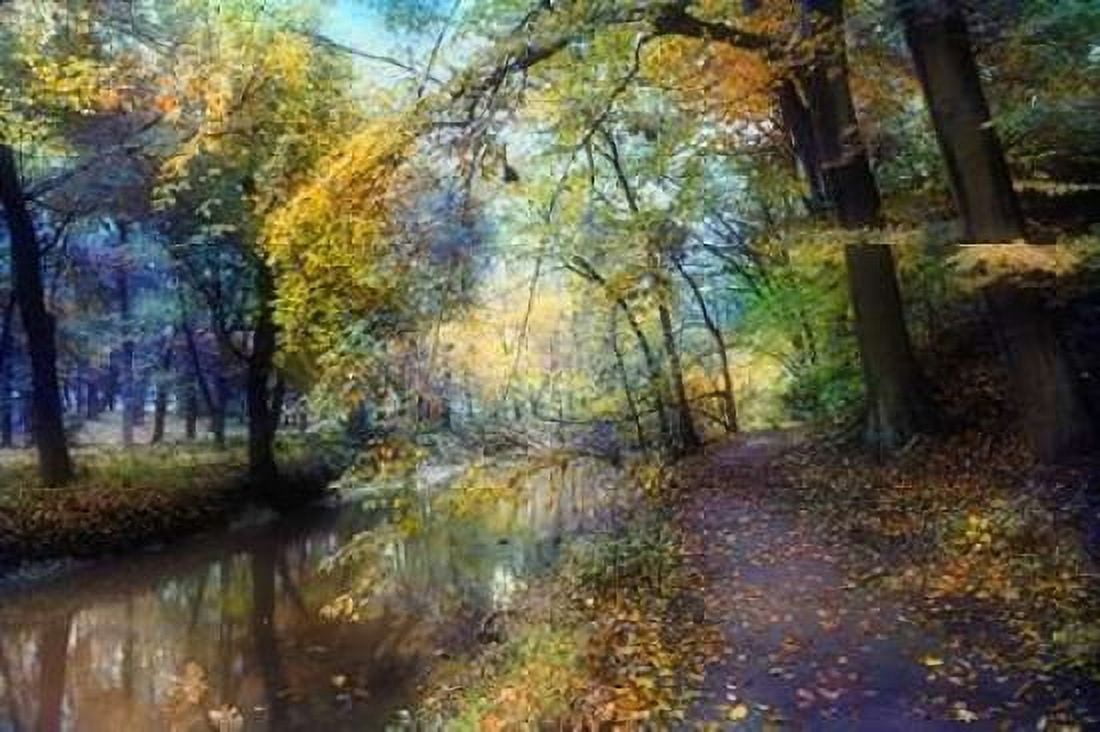 Autumn Walk Canvas Art - John Rivera (24 x 36)
