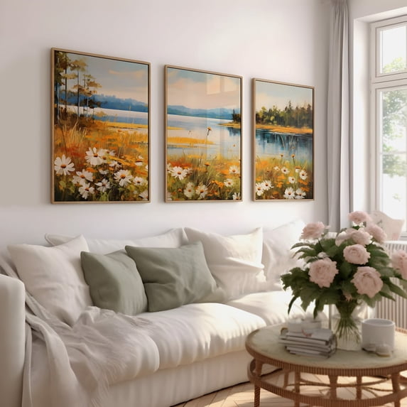 Autumn Wildflowers Fall Wall Art Farmhouse Decor Autumn Decor ...