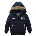 thumbnail image 1 of Autumn Winter Baby Boys Jacket Jacket For Boys Children Jacket Kids Hooded Warm Outerwear Coat For Boy Clothes 2 3 4 5 Yrs, 1 of 6