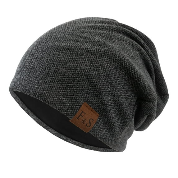 Autumn Winter Cold Hat Loose Fit Sports Casual Versatile Outdoor Warm Labeled Solid Color Pullover Hat