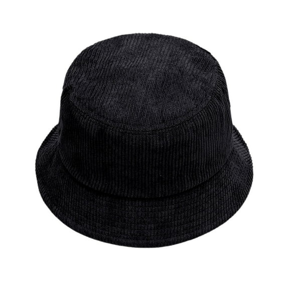 Autumn Winter Corduroy Fisherman Hat Unisex Street Style Beret Hat Adjustable Bucket Cap