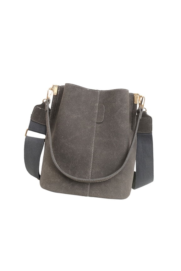 Autumn Winter Crossbody Bag for Women Simple Shoulder Bag Casual Messengers Bag Aesthetic Bucket Bag Trendy Handbag