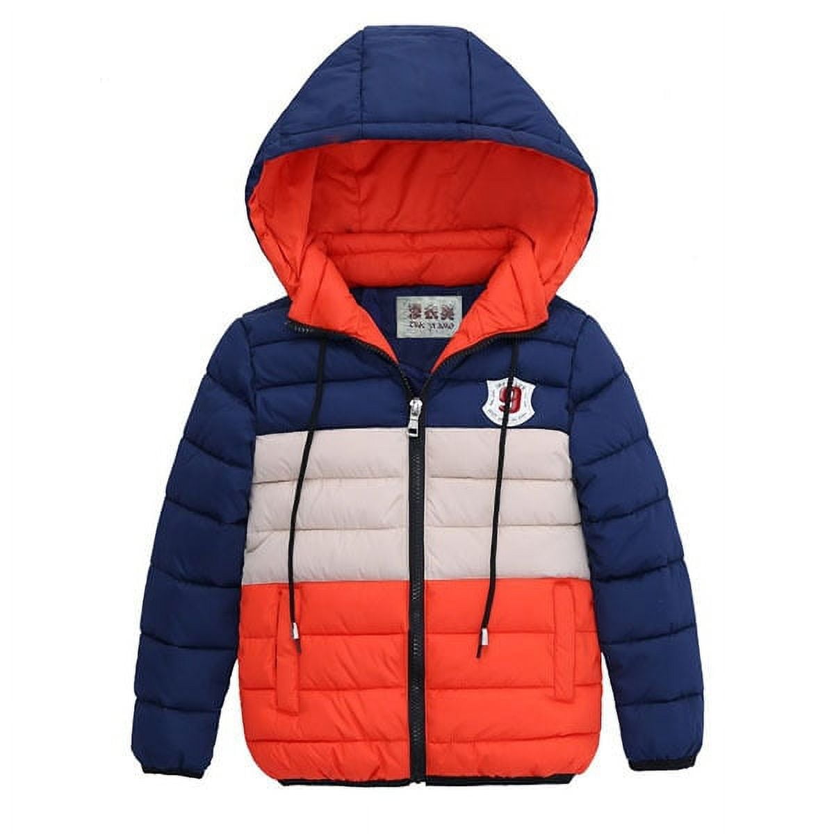 Autumn Winter Fashion Children Boys Coat 2 4 6 8 years Casual Jackets for Boys Hooded Kids Clothing Baby Warm Outerwear Outfit