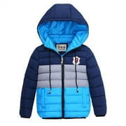 YOUI-GIFTS Autumn Winter Fashion Children Boys Coat 2 4 6 8 years Casual Jackets for Boys Hooded Kids Clothing Baby Warm Outerwear Outfit