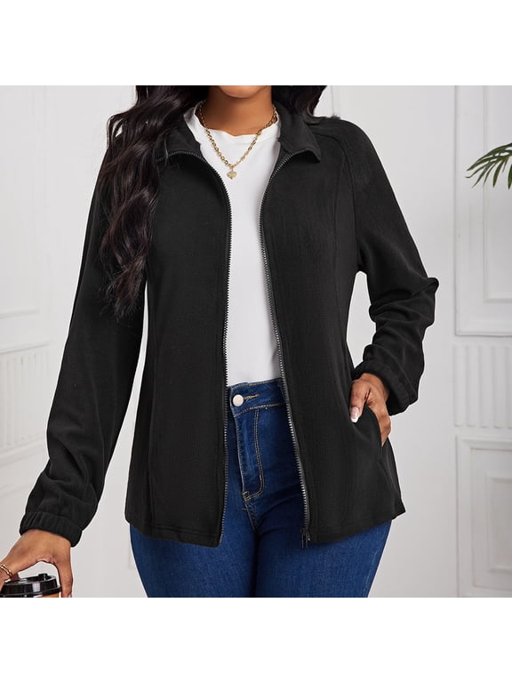 Autumn And Winter Fashion Leisure Sports Warm Windproof Zipper Jacket Coat Hood Jacket Women Fit Leather Jacket Us Mail Jacket Snow Gear Women Womens Outerwear Womens Jacket Light Jackets for Women