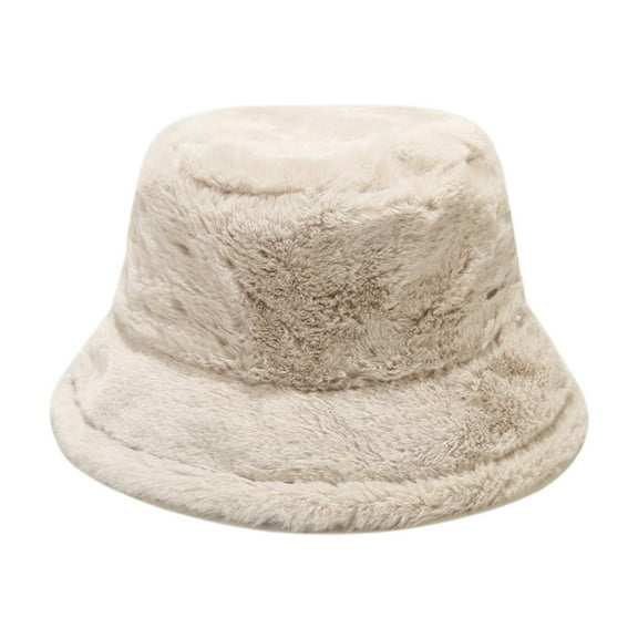 Autumn Winter Fisherman Bucket Hat Adjustable Warm Solid Design for Outdoor Enthusiasts and Daily Comfort