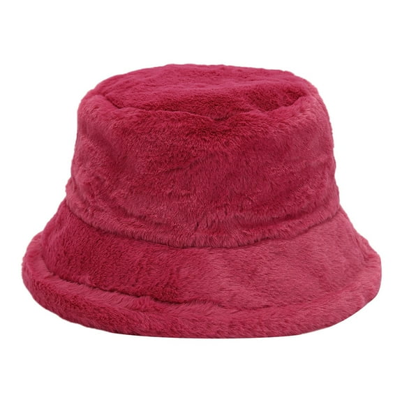 Autumn Winter Fisherman Bucket Hat Adjustable Warm Solid Design for Outdoor Enthusiasts and Daily Comfort