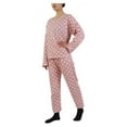 thumbnail image 1 of Autumn Winter Flannel Pajama Sets for Women Cute Polka Dot Printed Long Sleeve Nightwear Top and Pants Loungewear Soft Sleepwears, 1 of 9