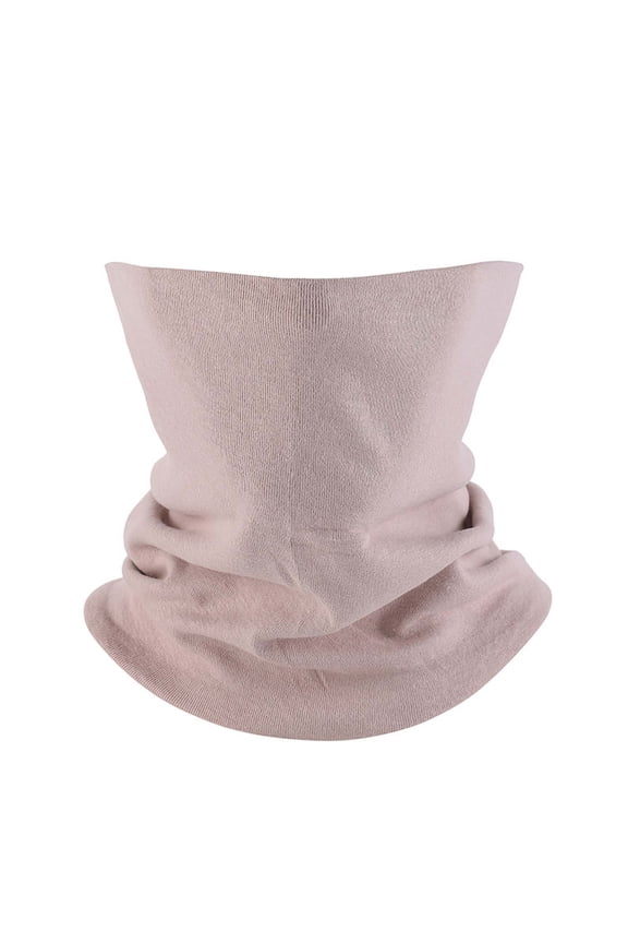 Autumn And Winter Men And Women Thin Solid Color Fashion Warm Comfortable Windproof Neck Cover Warm Neck Gaiters Summer Gaiters for Men Toddler Neck Warmer Wool Fashion Head Scarf Turtle Neck Gaiter