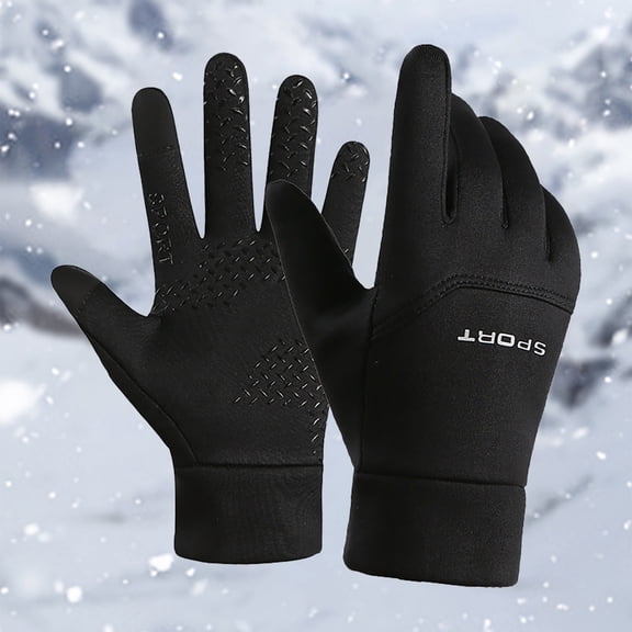 Autumn And Winter Men's Cold Proof And Non Black Gloves Mittens for Women Cold Weather Heated Winter Gloves Mittens Gloves Mitten Ski Gloves Mittens Men Mittens for Women Cold Weather Heated Women