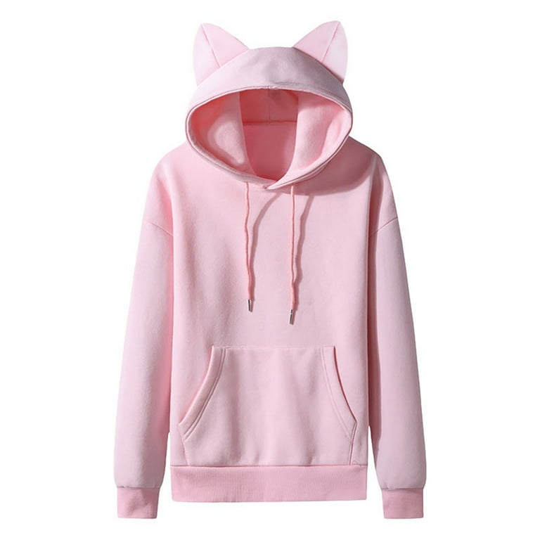 Kitty hoodie with ears on sale