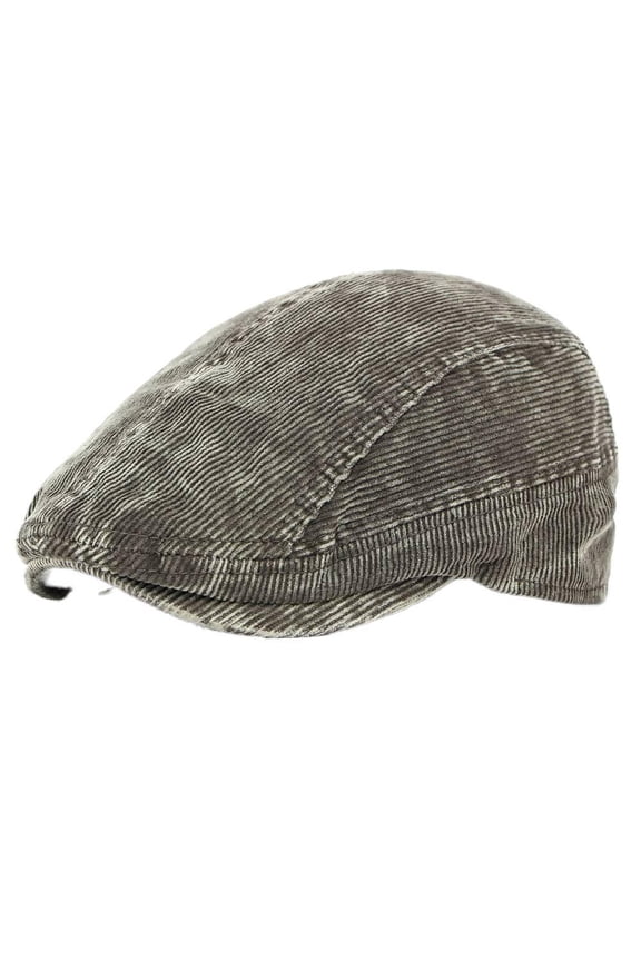 Autumn Winter New Corduroy Hat Men Women Reversible Beret British Retro Duckbill Cap Street Forward Hat