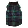 thumbnail image 1 of Autumn Winter Pet Sleeveless Vest Costume Clothes Small Medium Large Dogs Winter Velvet Vest Shirt,S,Green, 1 of 5