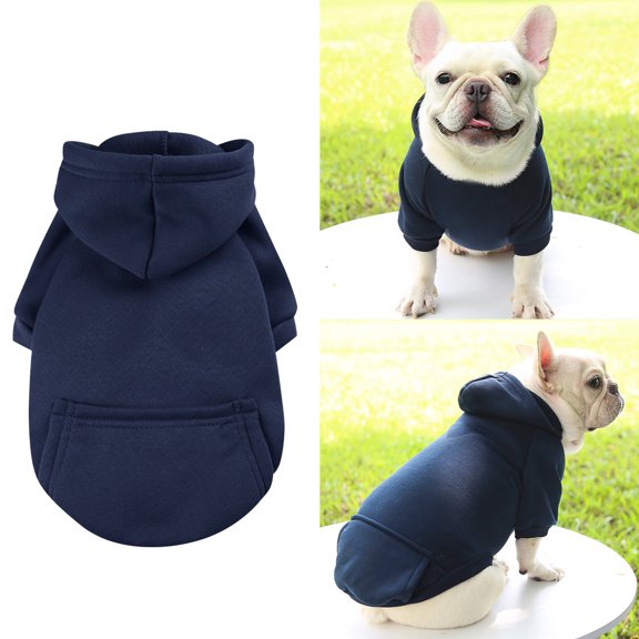 Autumn Winter Pet Sweater with Denim Pocket Two Legged Sports Style Outfit for Dogs and Cats