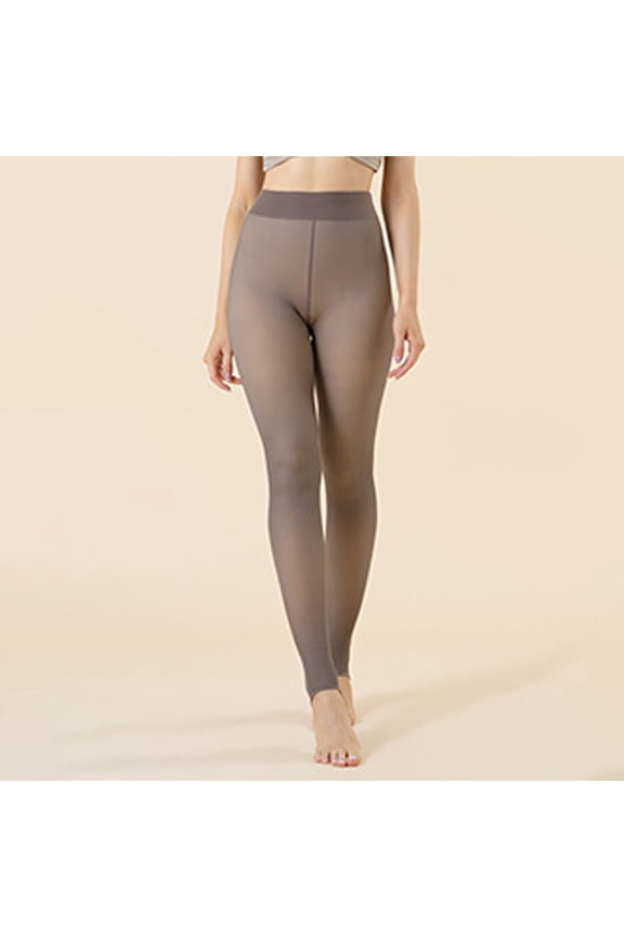 Autumn and Winter Skin Full Size Leggings and Women's Thick Foot Pantyhose Mens Leggings Warm Mens Thermal Bottoms Large Leggings for Snow Cold Weather Warmest Thermal Underwear for Men Long