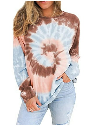 Walmart tie dye sweatshirt womens clearance