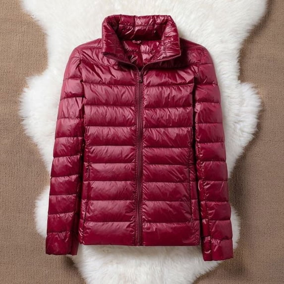 Autumn Winter Ultra-thin Portable Down Jacket Women‘s White Duck Down Hood Long Sleeved Warm Jacket Parka Women‘s Outwear