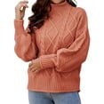 thumbnail image 1 of Autumn Winter Warm Turtleneck Knit Pullovers, 1 of 4