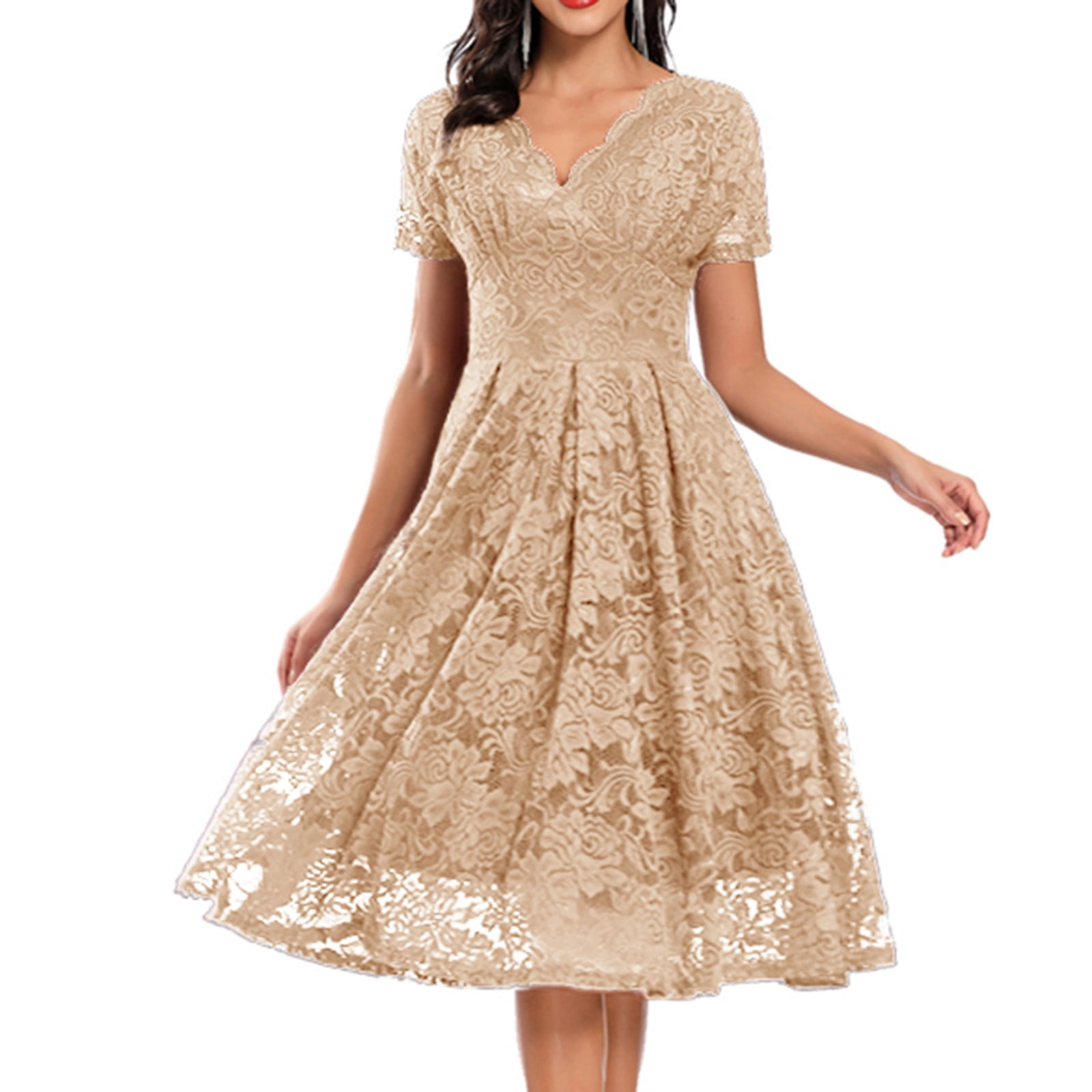 Autumn And Winter Wedding Party Dress Retro Slim Ladies Formal Dresses ...