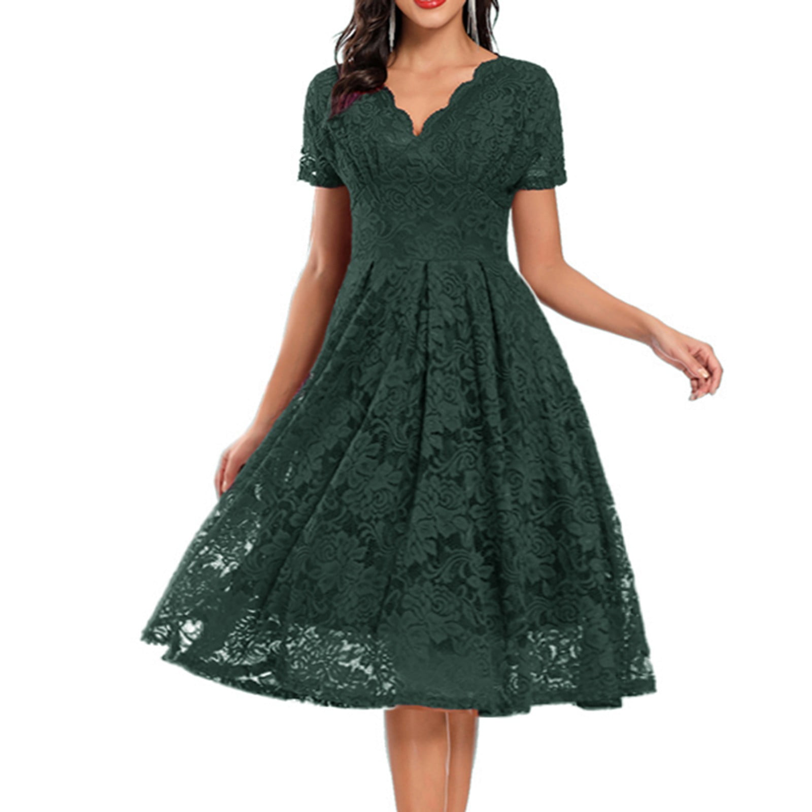 Autumn And Winter Wedding Party Dress Retro Slim Ladies Formal Dresses ...