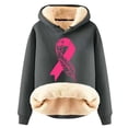 thumbnail image 1 of Autumn And Winter Women's New Cancer Printed Color Cardigan Women's Hooded Sweatshirt Long Women Casual Sweatshirt for Women Pocket Top Long Zip up Womens Zip Sweater with Casual Hoodie Women Zip up, 1 of 2