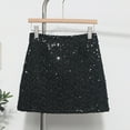 thumbnail image 1 of Autumn/Winter Women's Small Fragrance Skirt Sparkly Wool Sequined Step Wrap Skirt High Split Skirt Zipper Back Skater Skirt Womens Skirts Knee Length plus Size Skirts for Women 2x Womens Pencil Skirt, 1 of 2