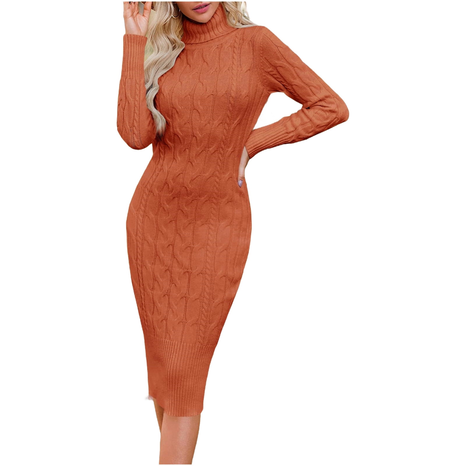 sheath dresses winter midi Komarov Winter Leaves Flutter Sleeve Midi Dress
