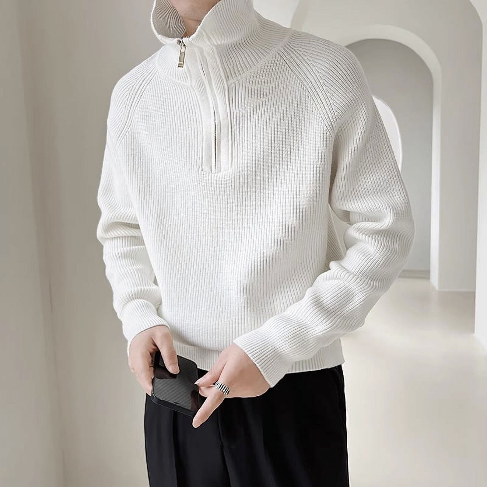 Autumn Winter Zipper Turtleneck Men Long Sleeve Sweater Autumn Winter Zipper Turtleneck Men Long Sleeve Sweater