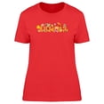 thumbnail image 1 of Autumn Word Decorated T-Shirt Women -Image by Shutterstock, Female x-Large, 1 of 2