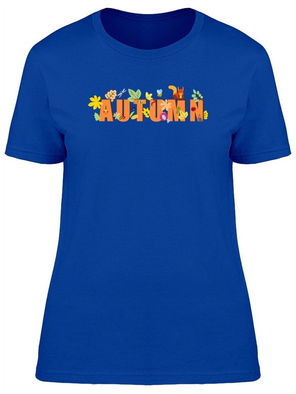 Autumn Word Decorated Tee Women's -Image by Shutterstock