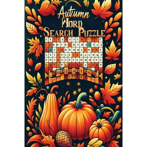 Autumn Word Search Puzzle Book with Autumn Quotes, (Paperback)