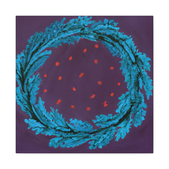 Autumn Wreath Abstraction - Canvas