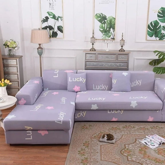 Autumn and Winter European Green Leaf Flower Sofa Cover All-inclusive L-sofa Household Living Room Single Multi-person Big Sofas