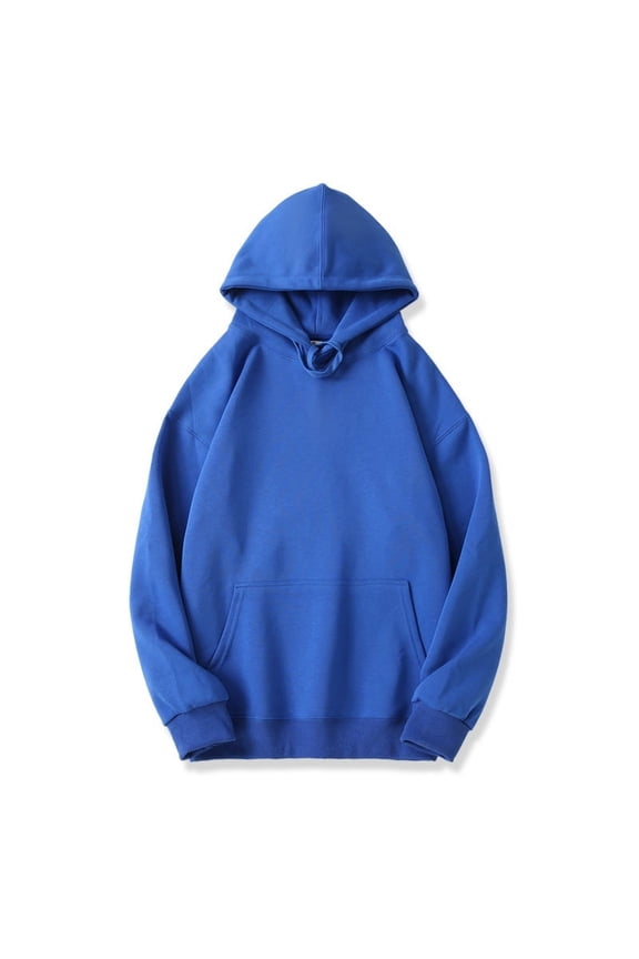 Autumn and Winter Hooded Shoulder Sweater Loose Top Cotton All-match Men‘s and Women‘s Double Hats Wide Rope Spring Casual Jacket Base Shirt