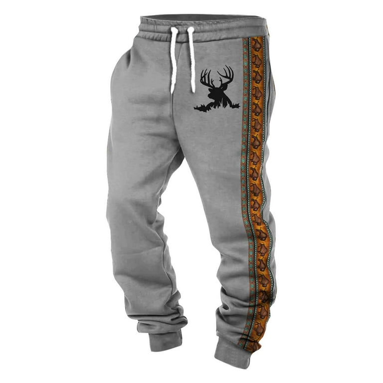Autumn and Winter Men s Purse Sleepers 3D Printed Pattern Casual athletic Wear for Men Personality Bunched Feet House Memory Long Sweatpants Walmart