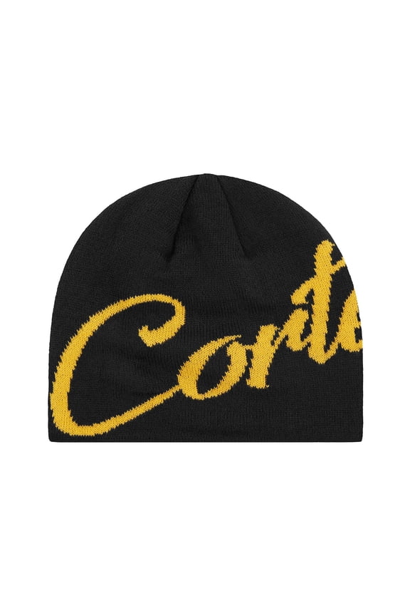 Autumn and Winter Warm Cool Popular Brand Letter Jacquard Sleeve Cap Ear Protection for Men and Women