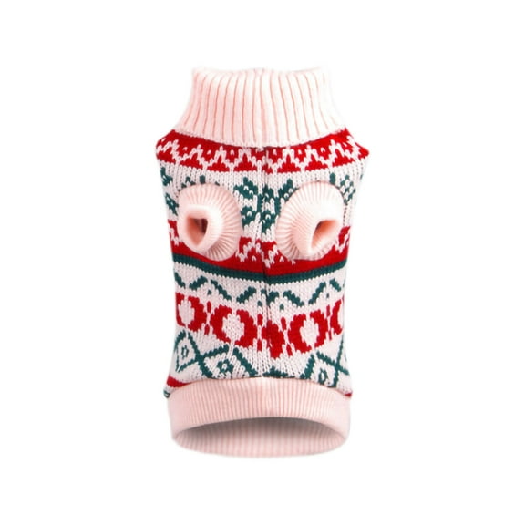 Autumn and Winter Warm Sweater for Small and Medium Cats and Dogs with Four Color Options