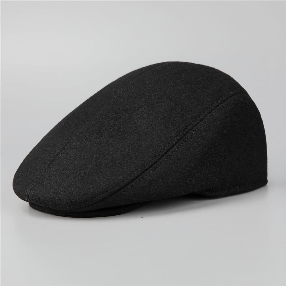 Autumn and winter men's peaked cap thickened ear protection old