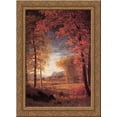 thumbnail image 1 of Autumn in America, Oneida County, New York 19x24 Gold Ornate Wood Framed Canvas Art by Bierstadt, Albert, 1 of 2