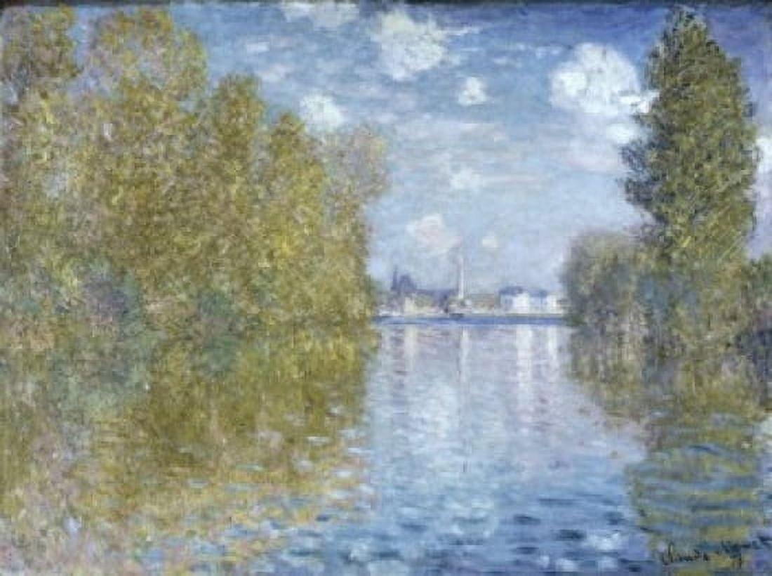 Autumn in Argenteuil 1873 Claude Monet (1840-1926French) Courtauld Institute and Galleries London Canvas Art - Claude Monet (24 x 36)