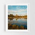 thumbnail image 1 of Autumn in Piercefield 02 - Piercefield New York Photography Autumn Landscape Nature Scenic Rural White Framed Wall Art Print 8 x 10 inches, 1 of 3