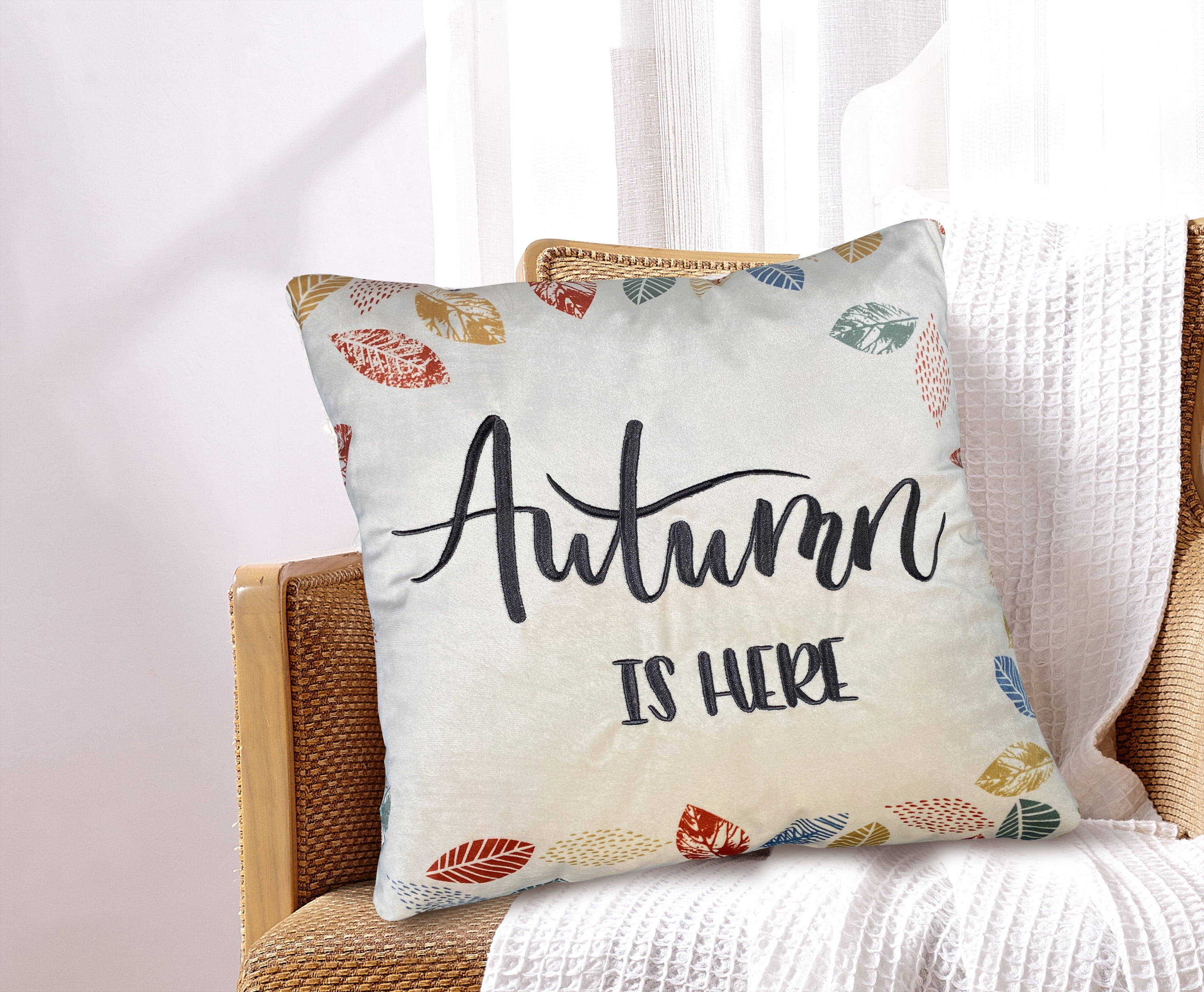 Autumn is Here Decorative Pillow 18x18