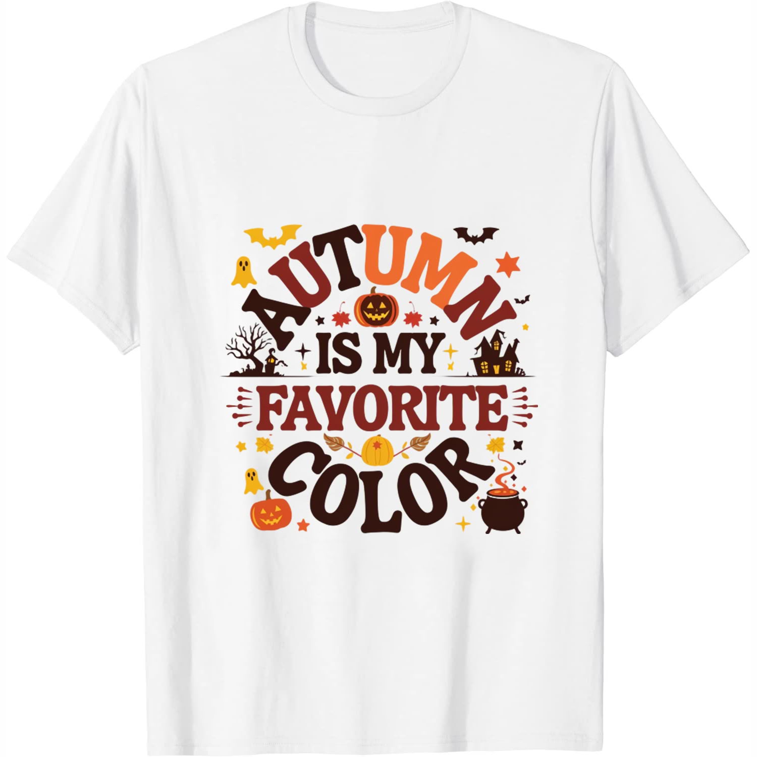 Autumn is my favorite color Cat Lover Gifts Funny Fairy Tale Halloween