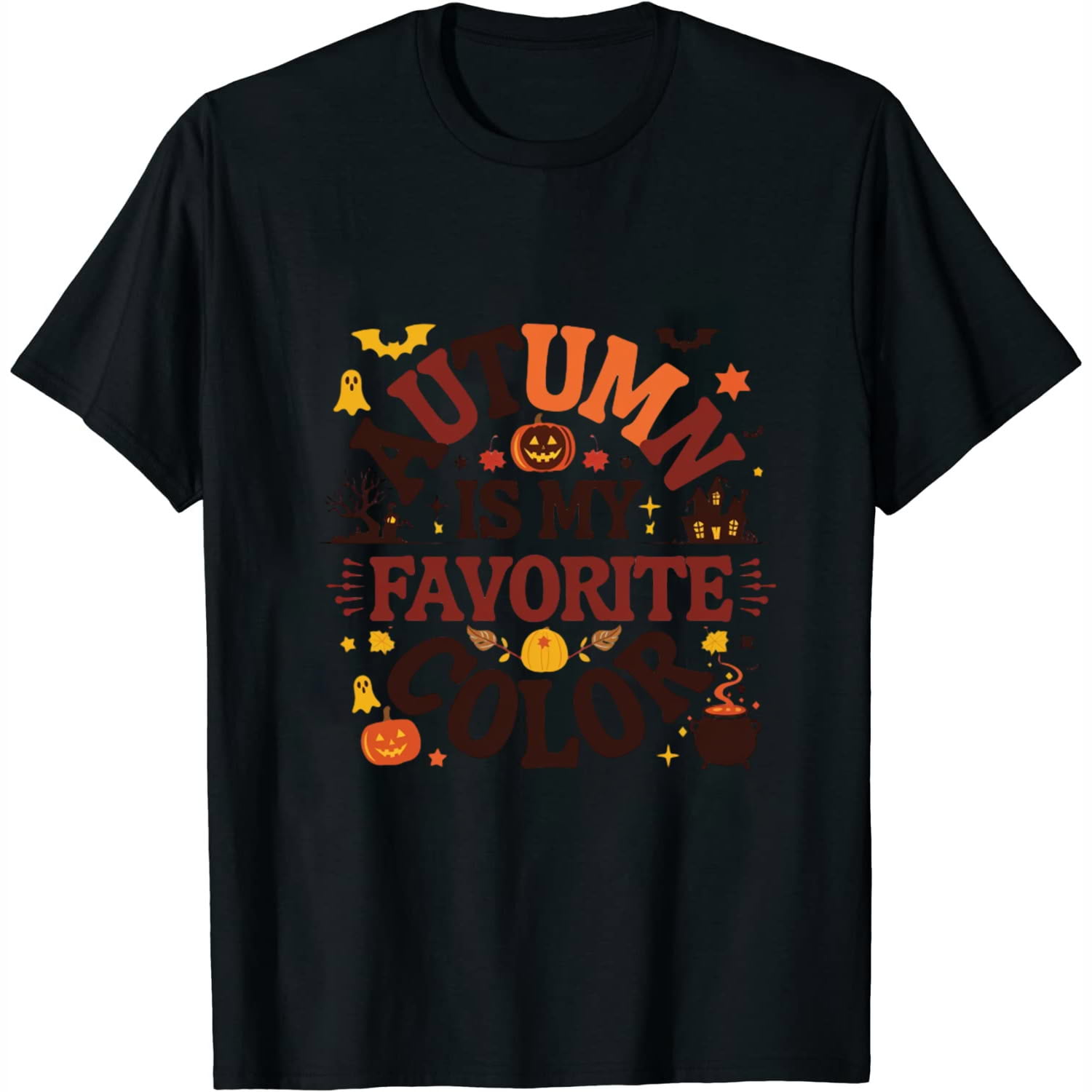 Autumn is my favorite color Cat Lover Gifts Funny Fairy Tale Halloween