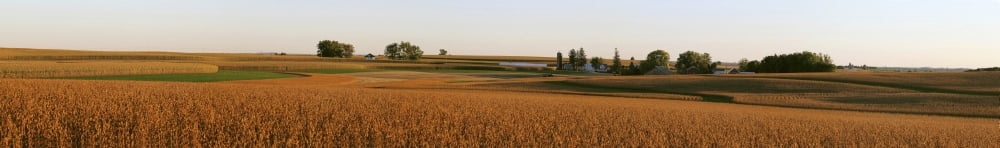 Autumn on a farm near Calamine Wisconsin USA Canvas Art - Panoramic Images (44 x 7)