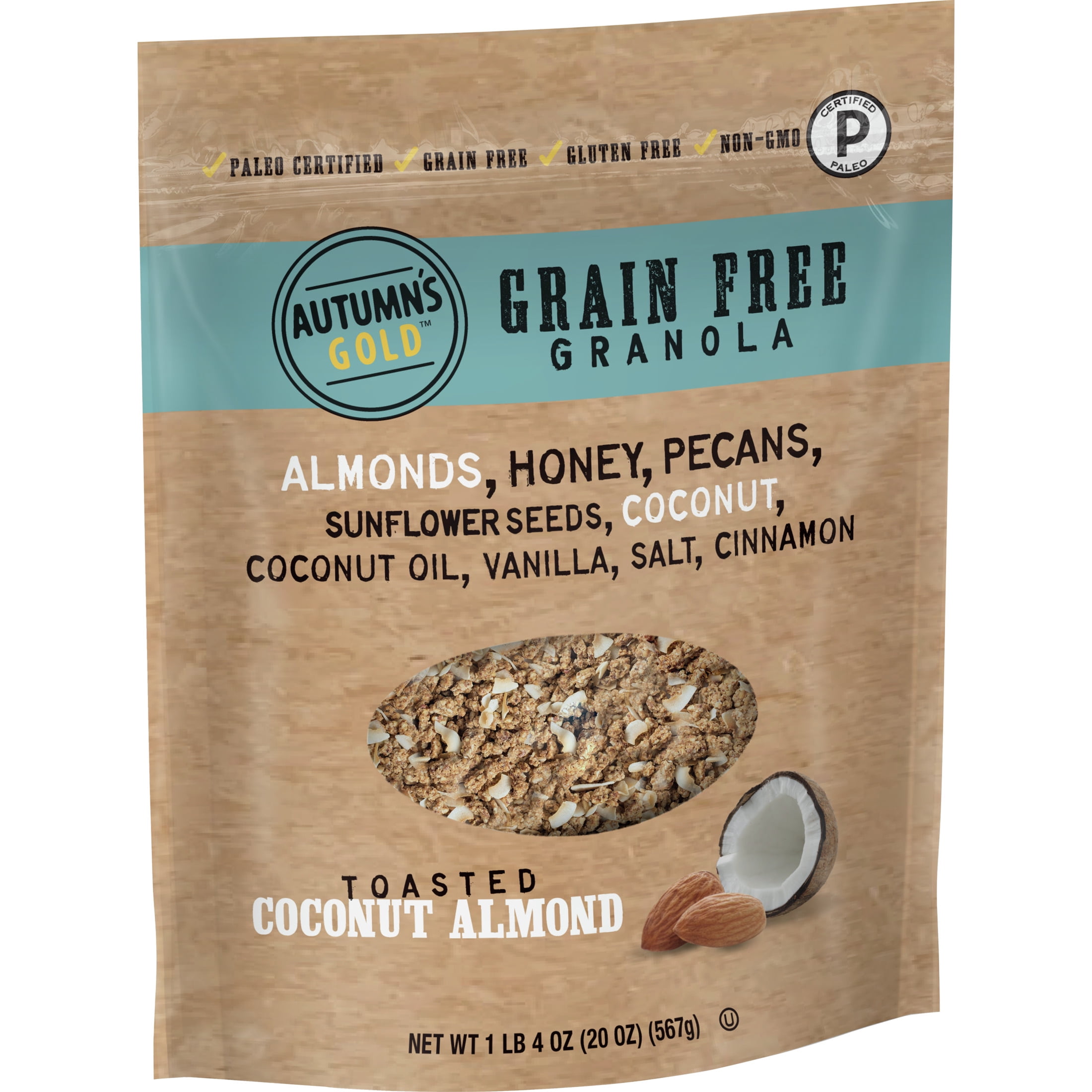 Autumn's Gold Grain Free Toasted Coconut Almond Granola, 20 oz